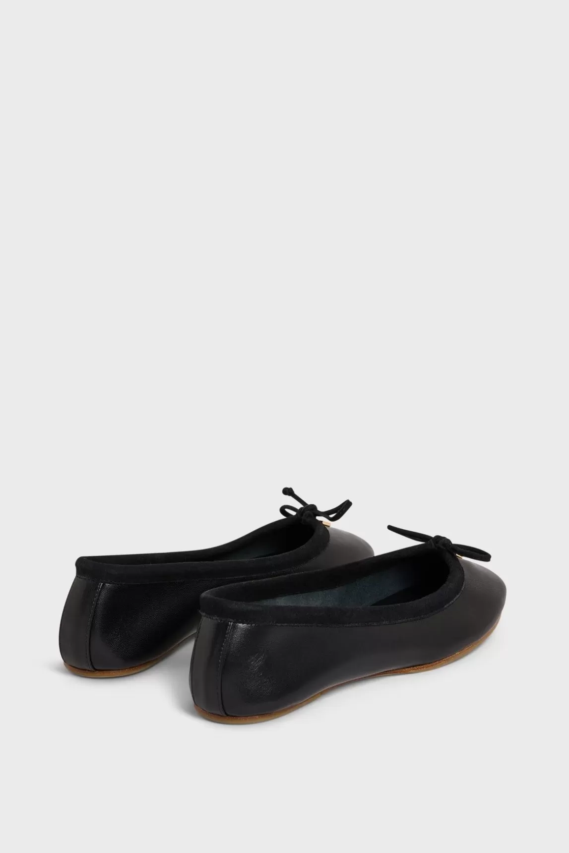 Gerard Darel Ballerines En Cuir Noir - Mia Clearance