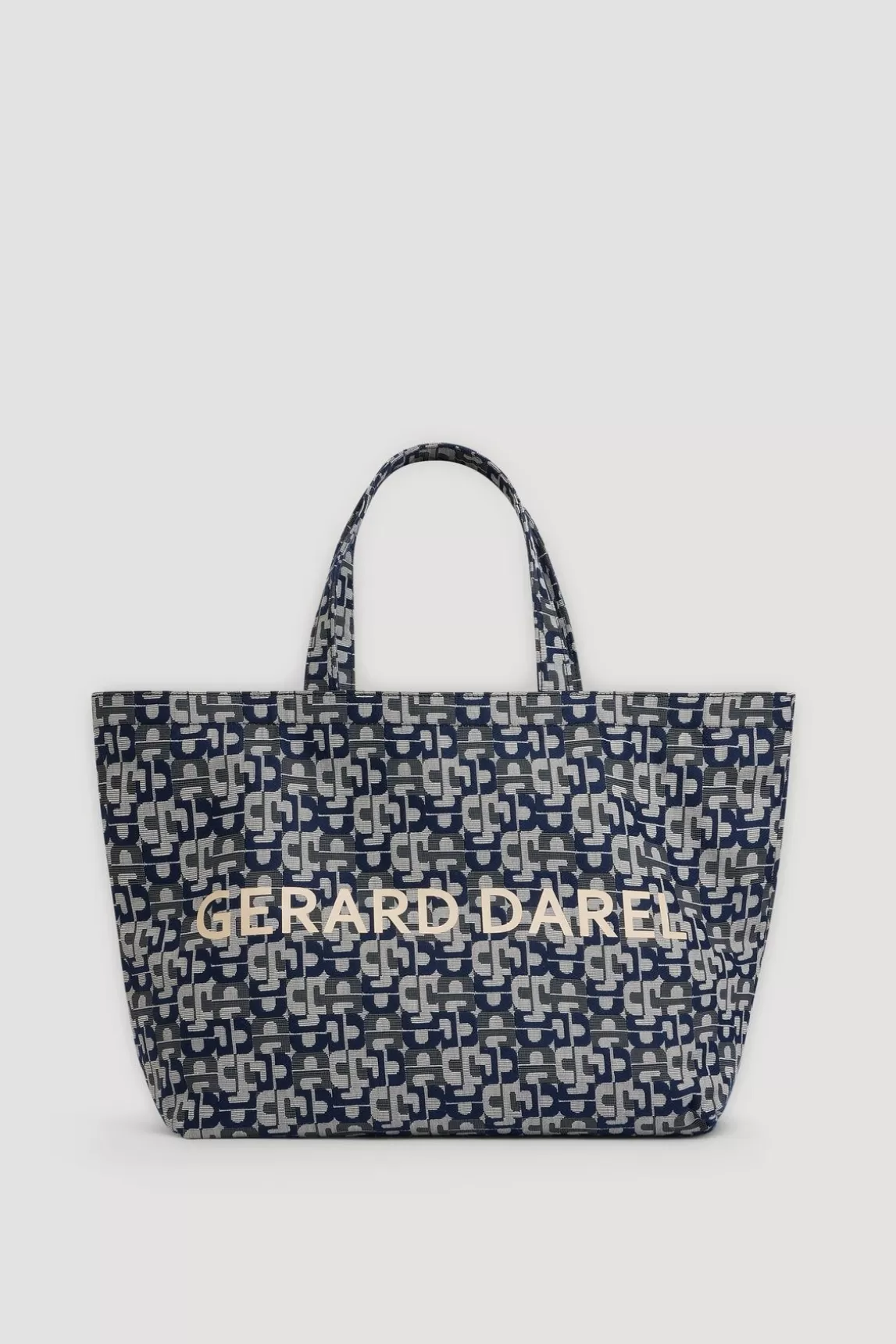 Gerard Darel Cabas En Jacquard Marine - Lolita Online