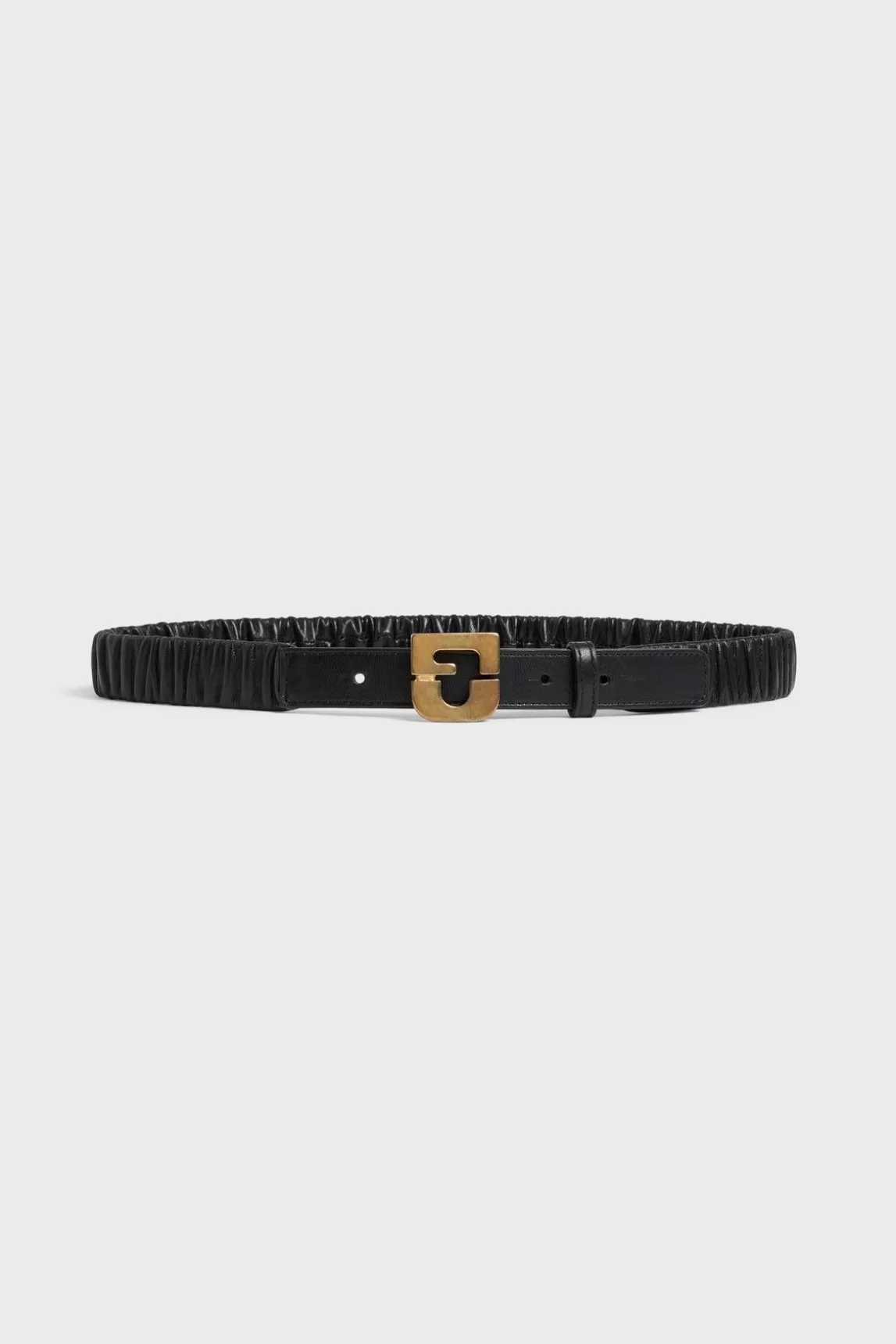 Gerard Darel Ceinture En Cuir Elastique Noir - Rosalie Store