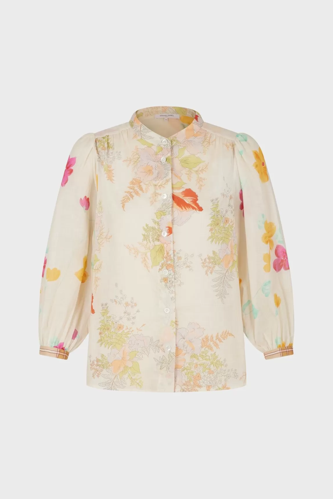 Gerard Darel Chemise Voile De Coton Multicolore - Narin Hot