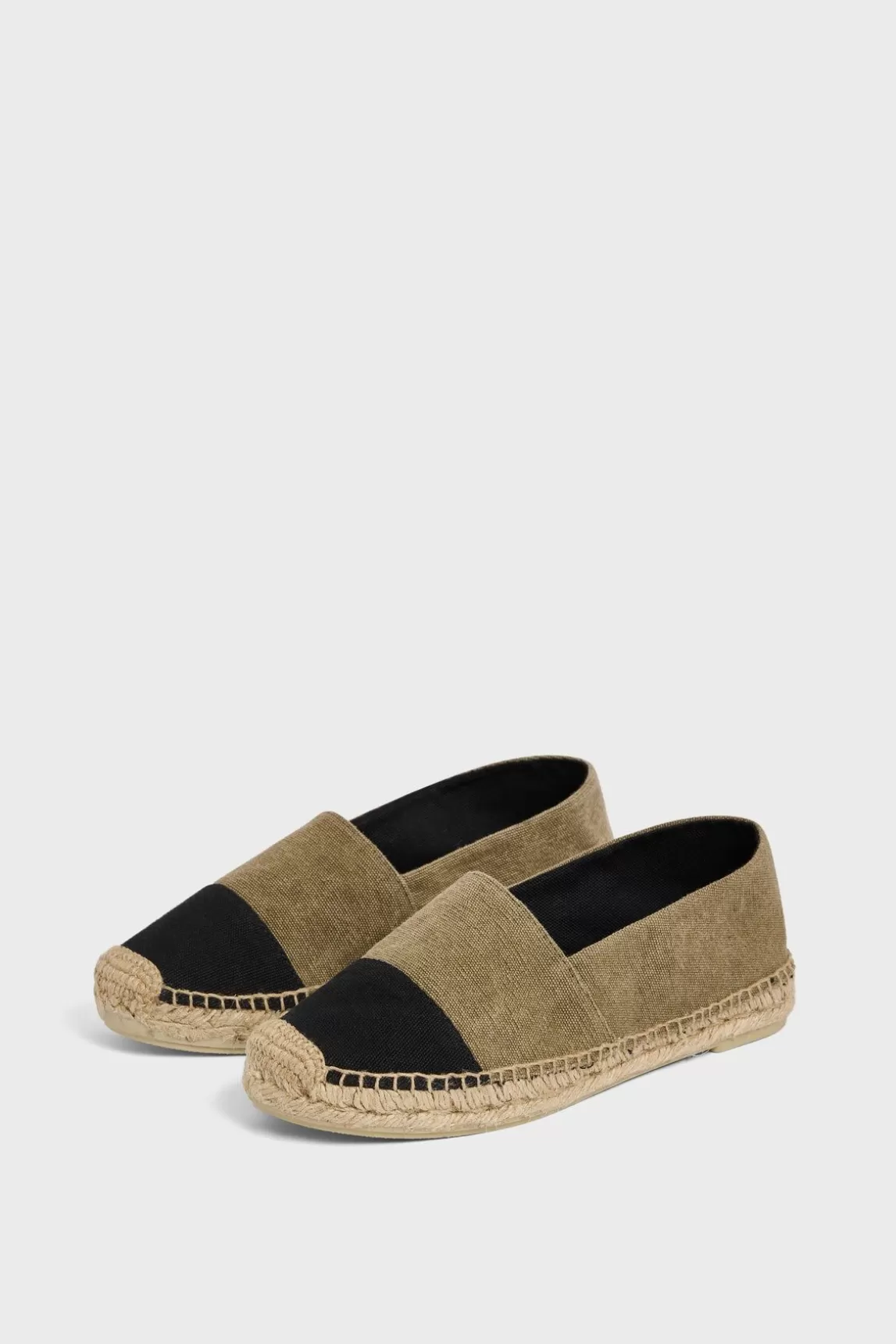 Gerard Darel Espadrilles Bicolores Kaki - Sophia Discount