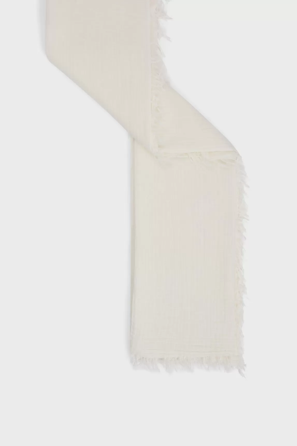 Gerard Darel Foulard En Gaze De Coton Ecru - Philae New