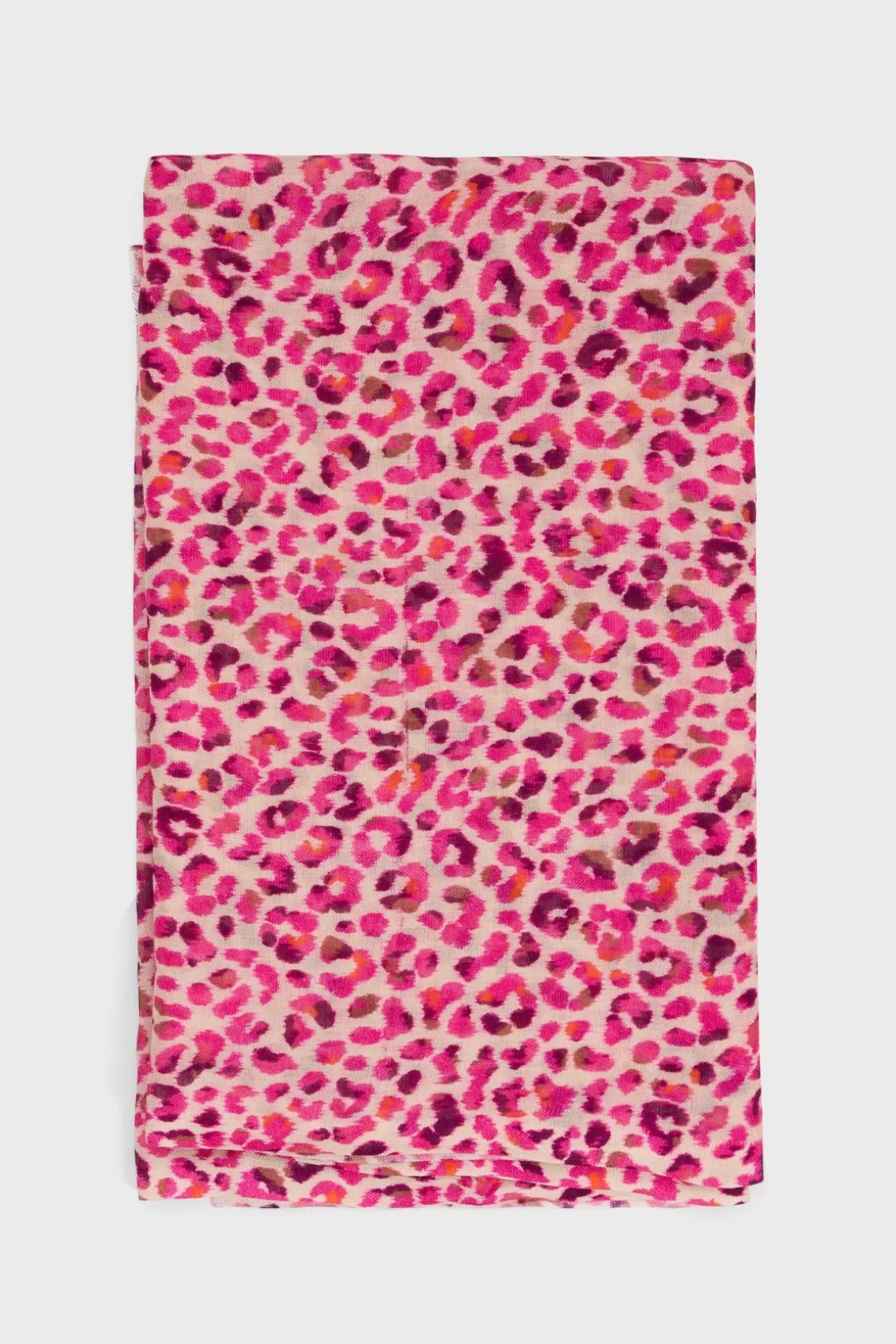 Gerard Darel Foulard Imprime Leopard Fuchsia - Polly Hot