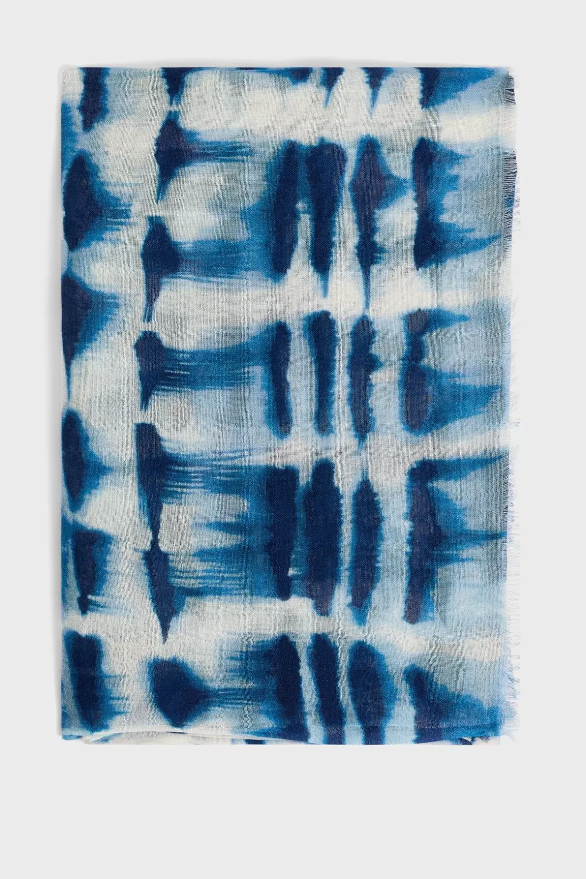 Gerard Darel Foulard Tie And Dye Indigo - Patricie Shop