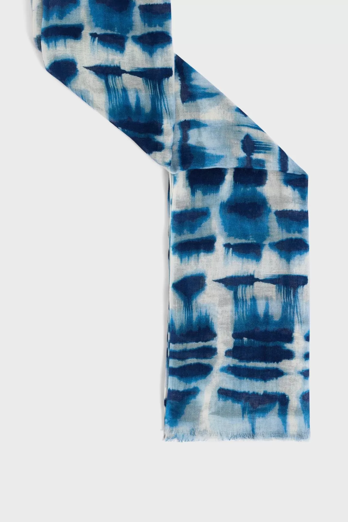 Gerard Darel Foulard Tie And Dye Indigo - Patricie Shop