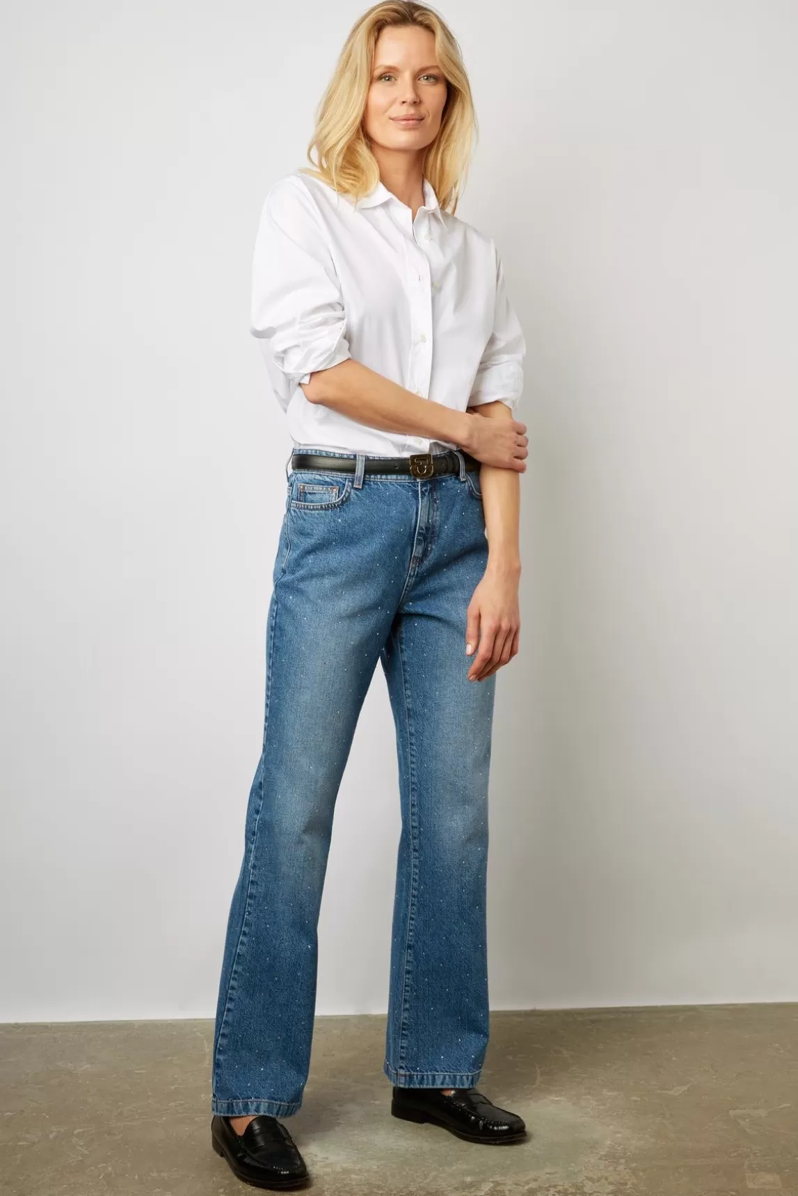 Gerard Darel Jean Bootcut A Strass Nuage - Coline Online