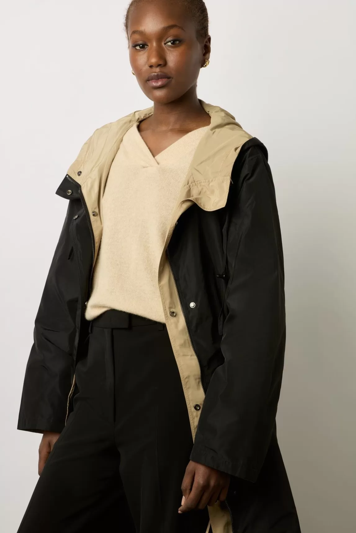 Gerard Darel Parka Reversible A Capuche - Safira Store