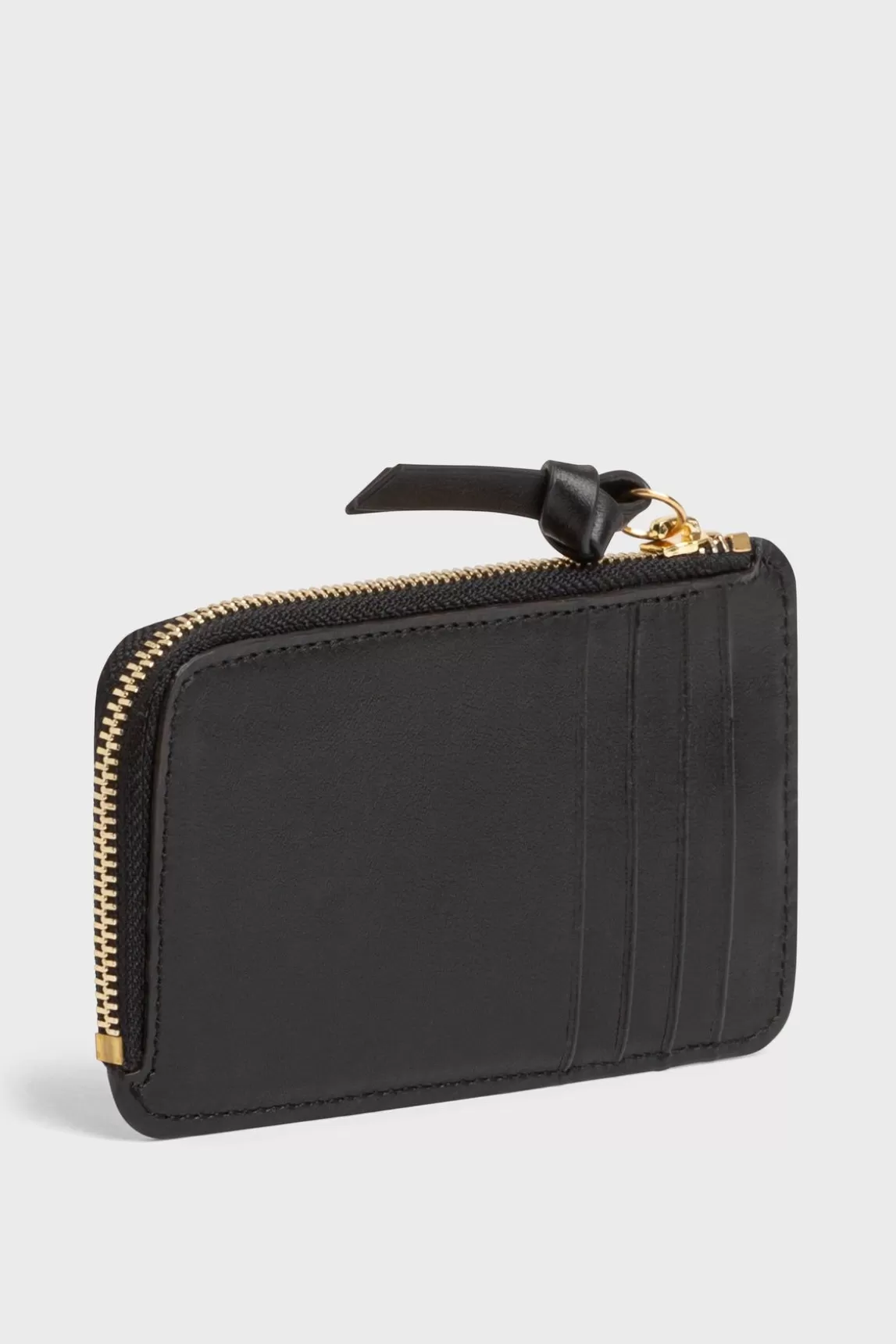 Gerard Darel Porte Carte En Cuir Lisse Noir - Cardholder Online