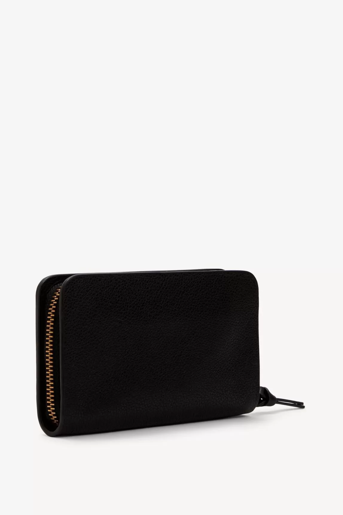 Gerard Darel Portefeuille En Cuir Graine Noir - Wallet Cheap