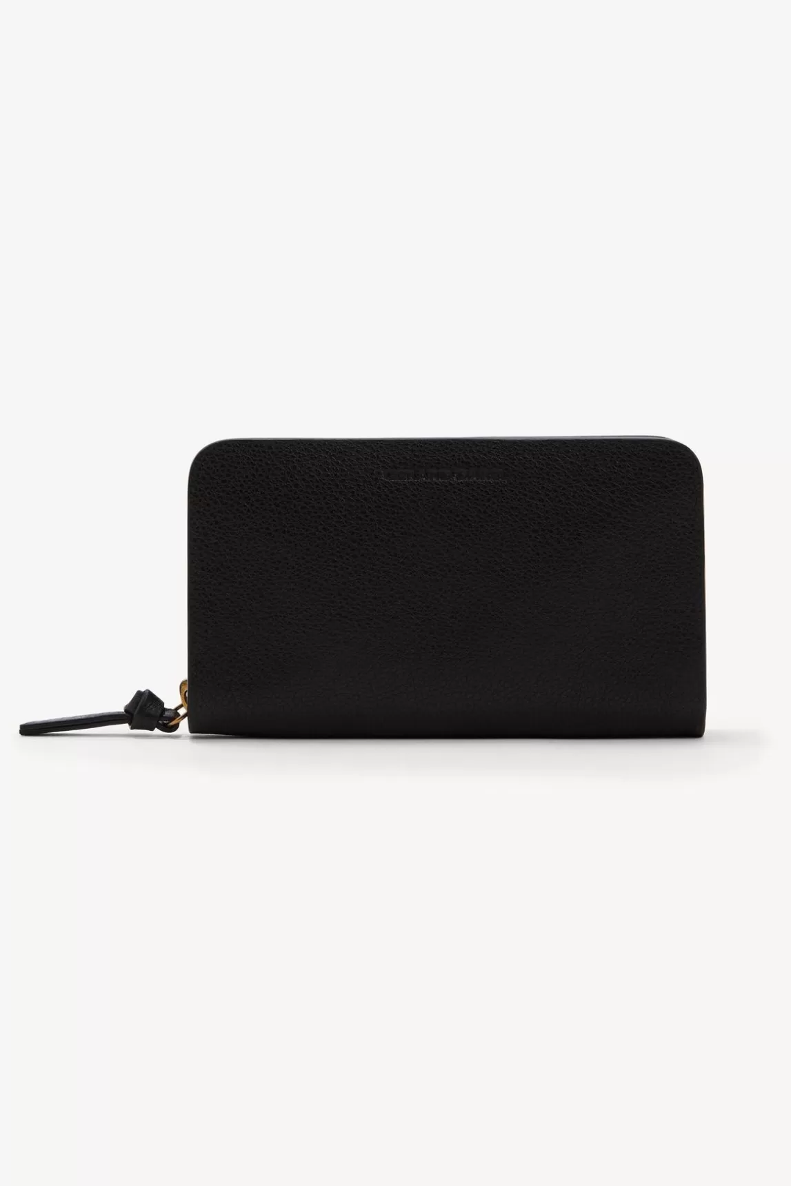 Gerard Darel Portefeuille En Cuir Graine Noir - Wallet Cheap