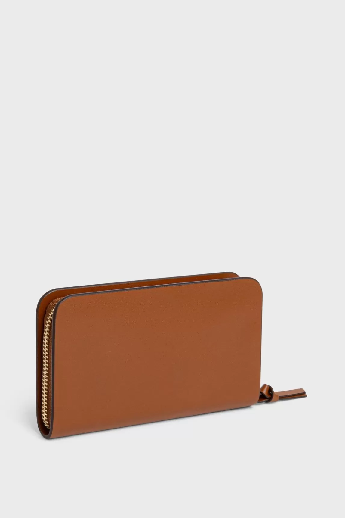 Gerard Darel Portefeuille En Cuir Lisse Cognac - Wallet Discount