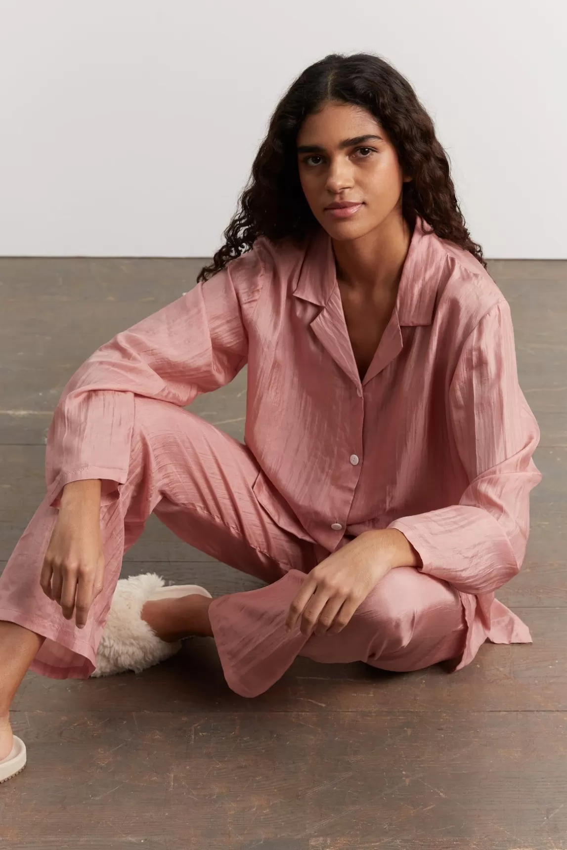 Gerard Darel Pyjama En Soie - Vieux Rose Online