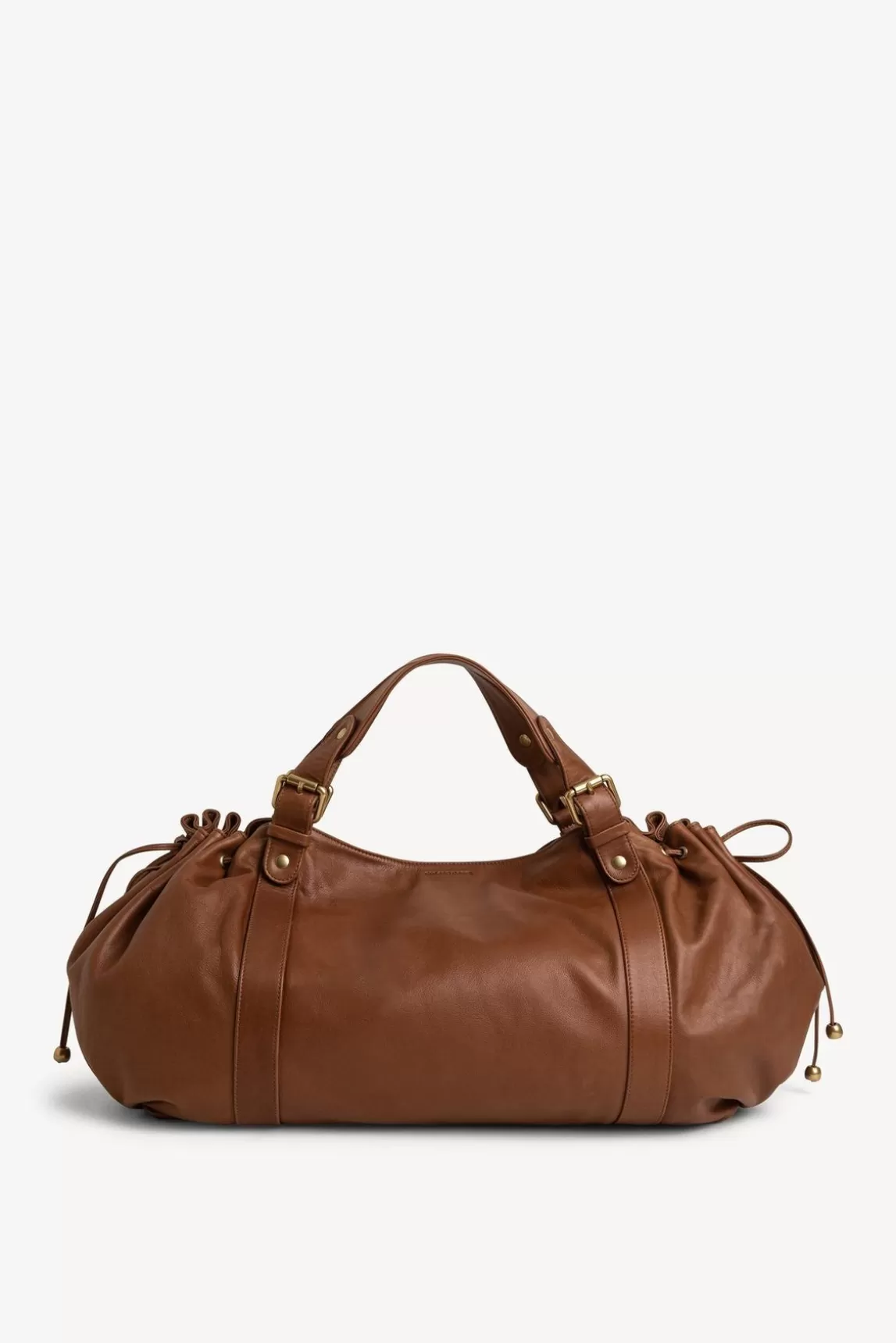 Gerard Darel Sac A Main En Cuir De Veau Camel - 24H New