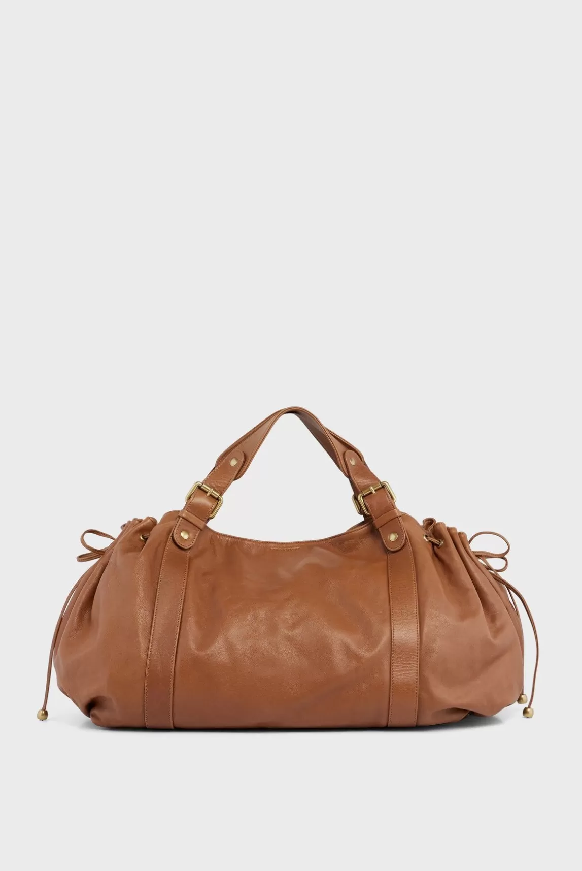 Gerard Darel Sac A Main En Cuir De Veau Cognac - 36H Clearance