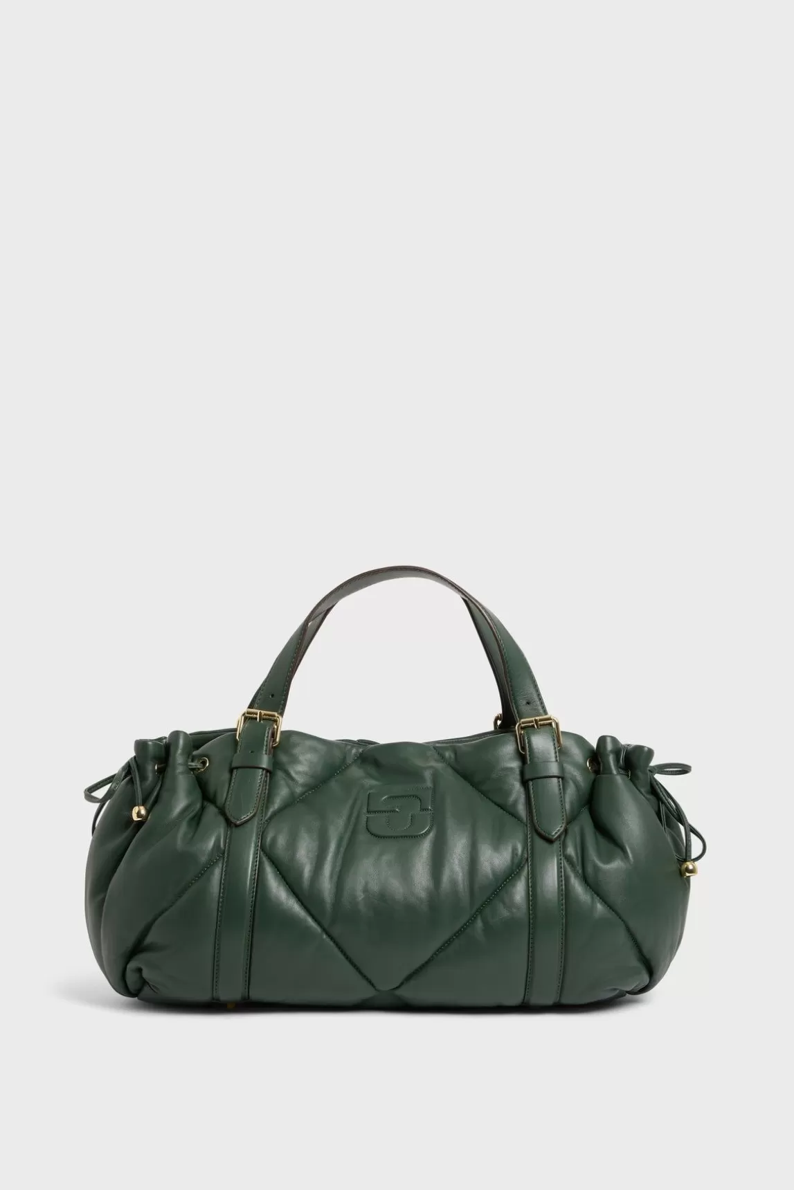 Gerard Darel Sac A Main En Cuir Matelasse Vert - Le 24H Shop