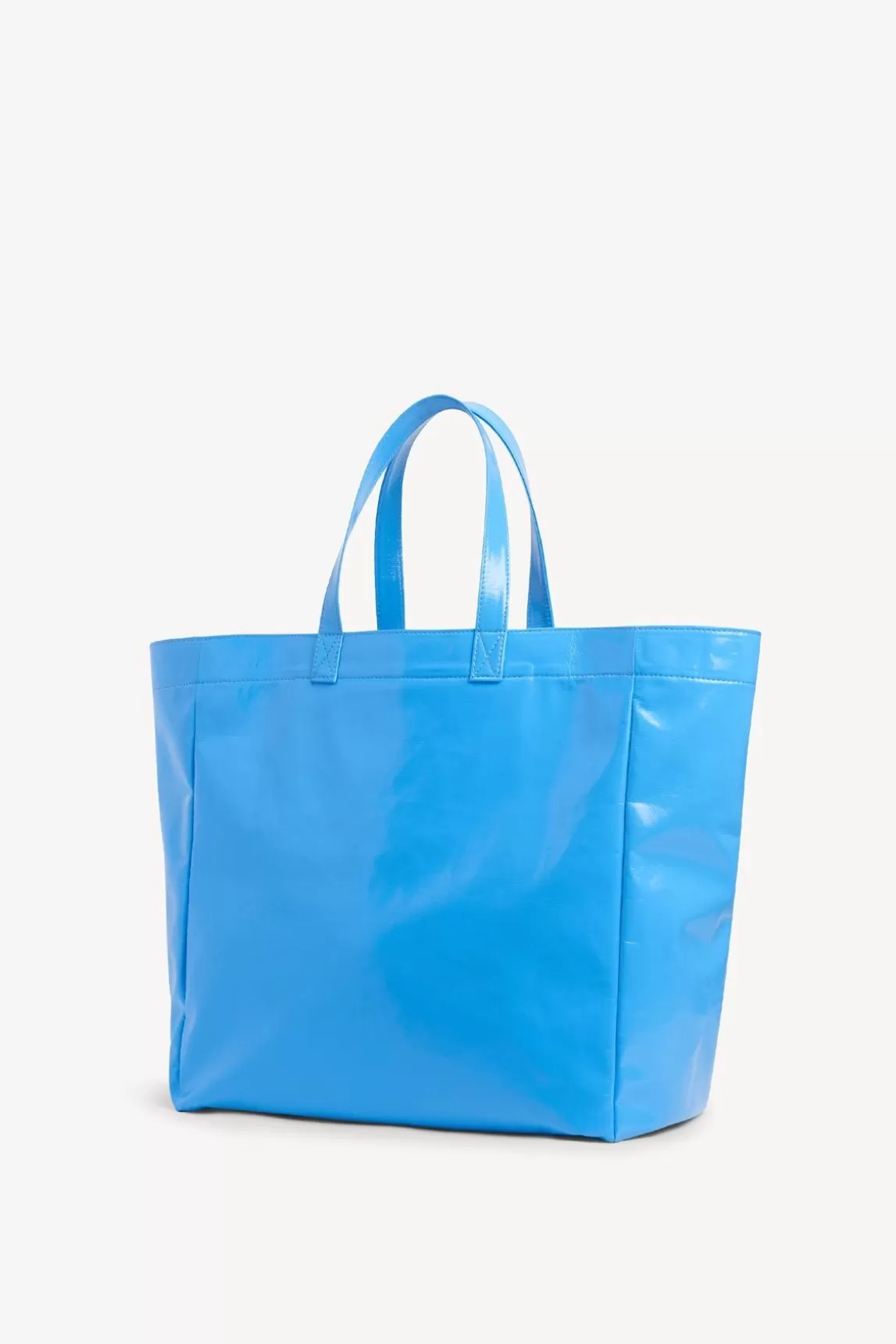 Gerard Darel Sac Cabas En Toile Enduite Bleu - Lola Hot