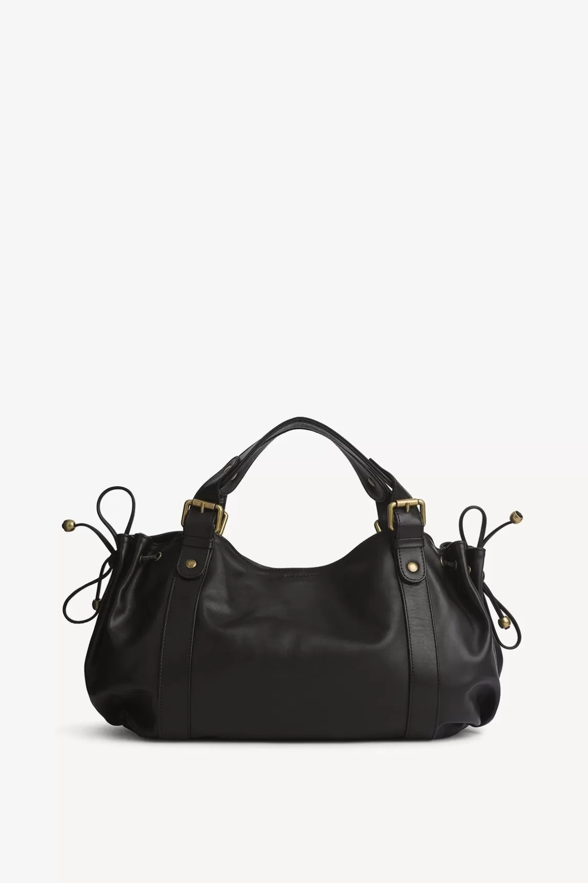 Gerard Darel Sac En Cuir De Veau Noir - Le 24H Flash Sale