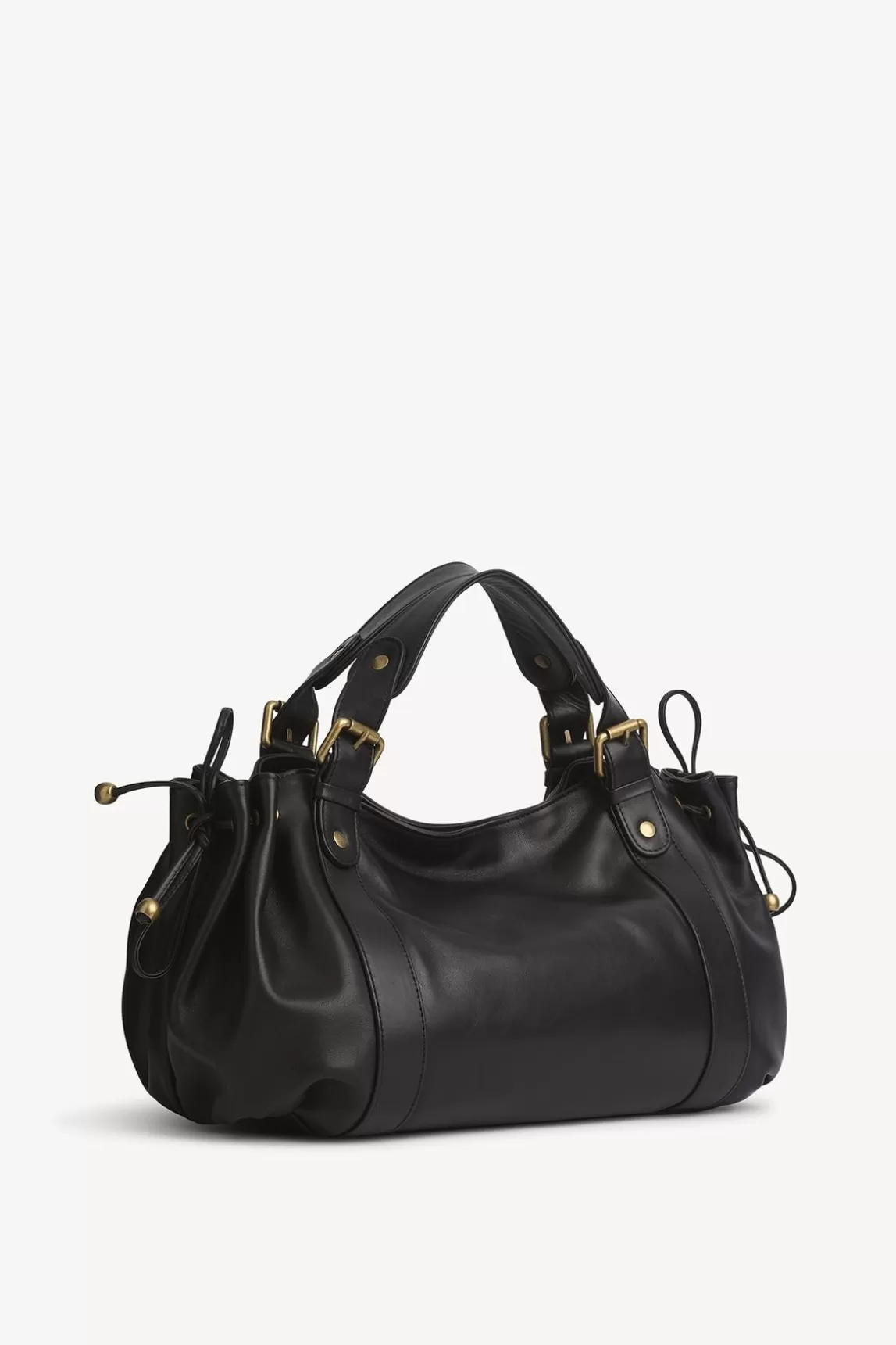 Gerard Darel Sac En Cuir De Veau Noir - Le 24H Flash Sale