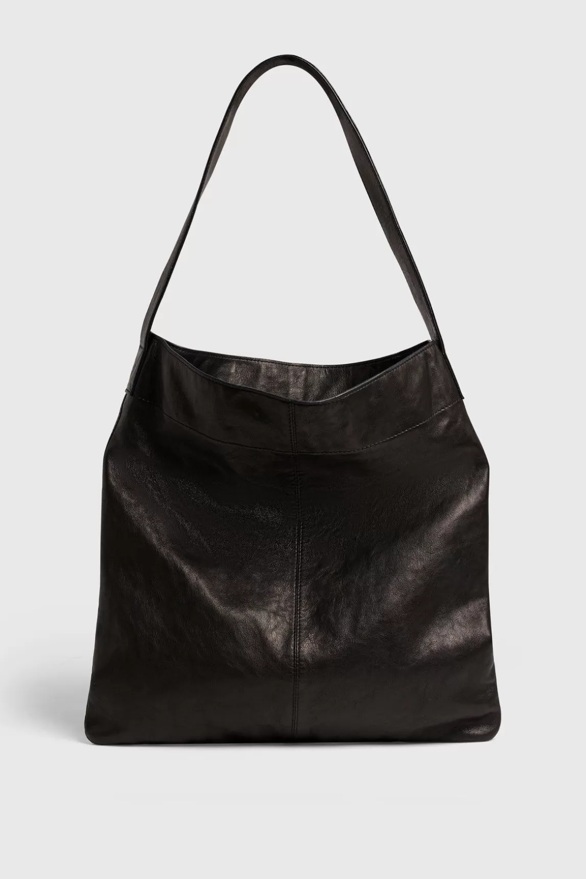 Gerard Darel Sac Hobo Cuir De Mouton Femme Noir Lady Fashion