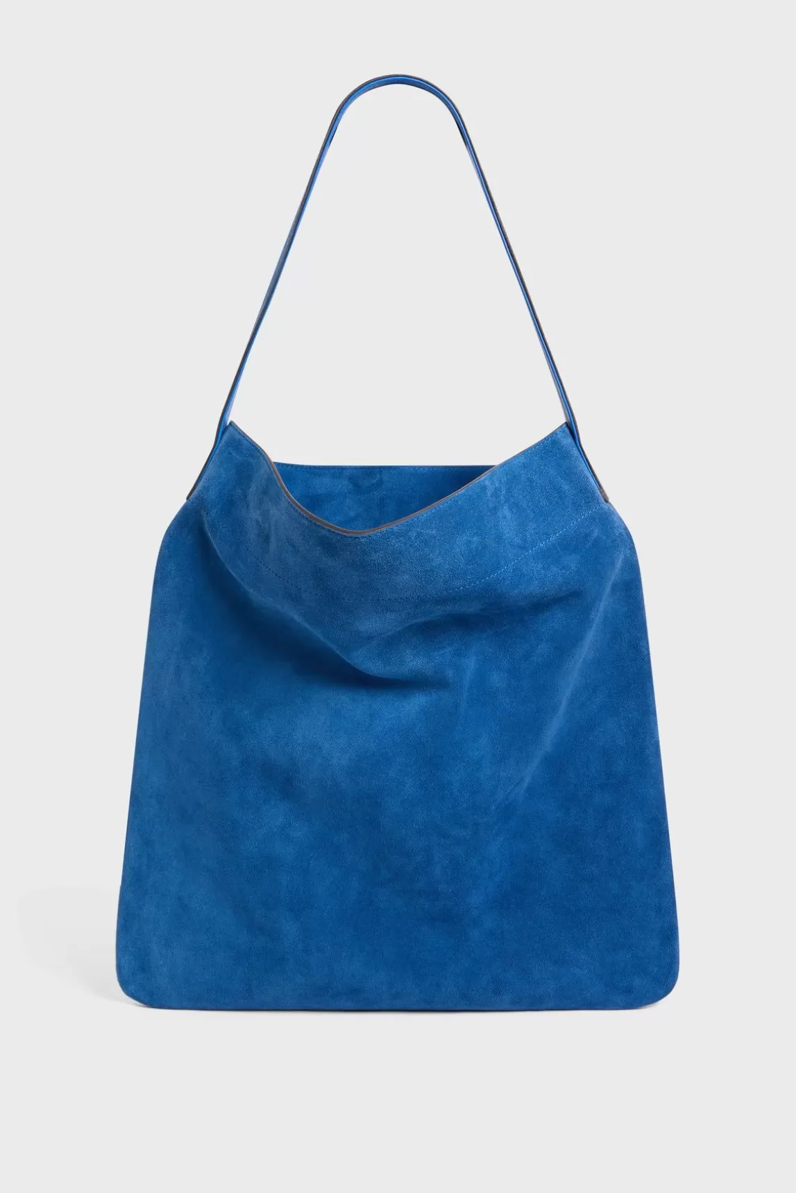 Gerard Darel Sac Hobo En Cuir Velours Denim - Lady Store