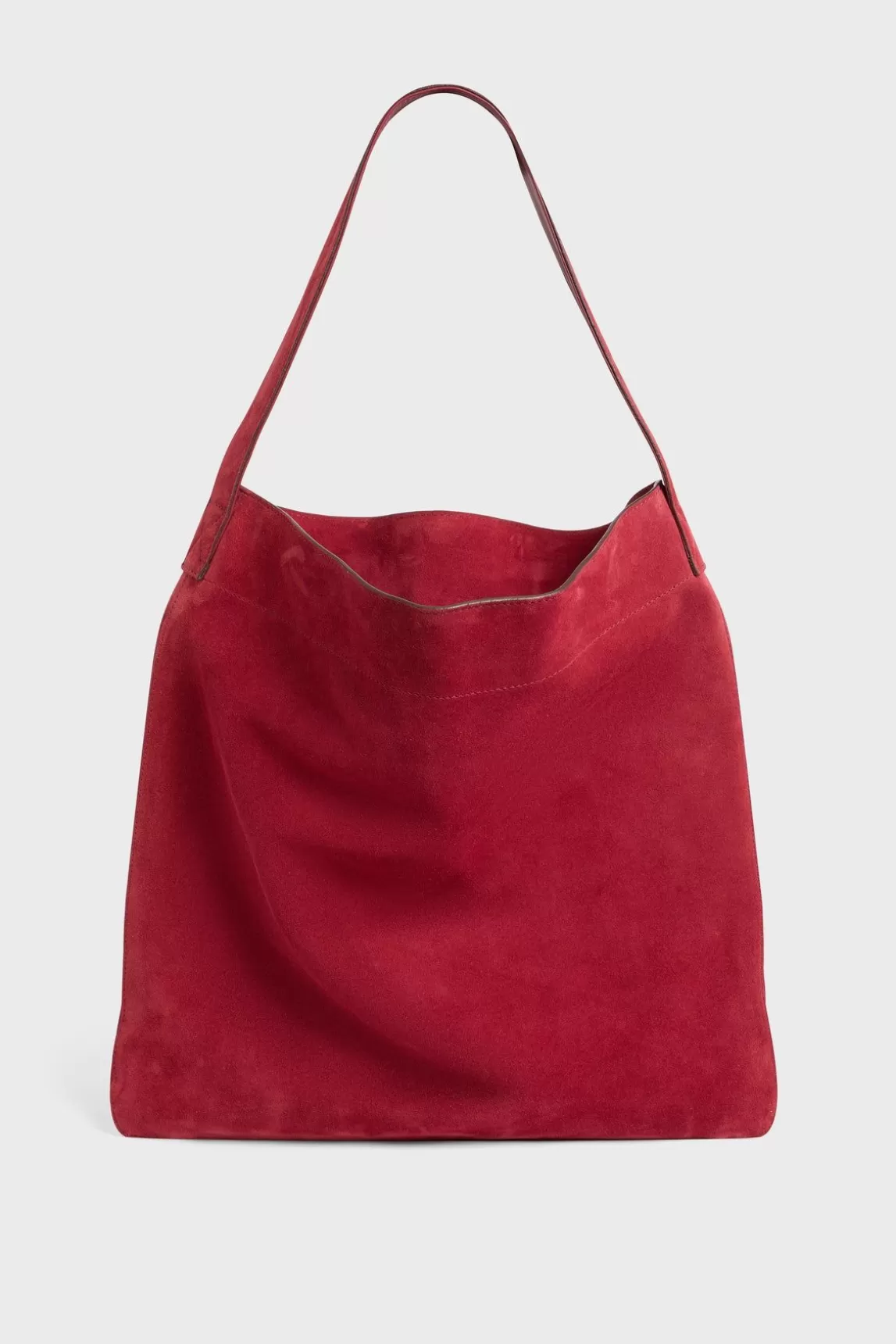 Gerard Darel Sac Hobo En Cuir Velours Grenade - Lady Fashion