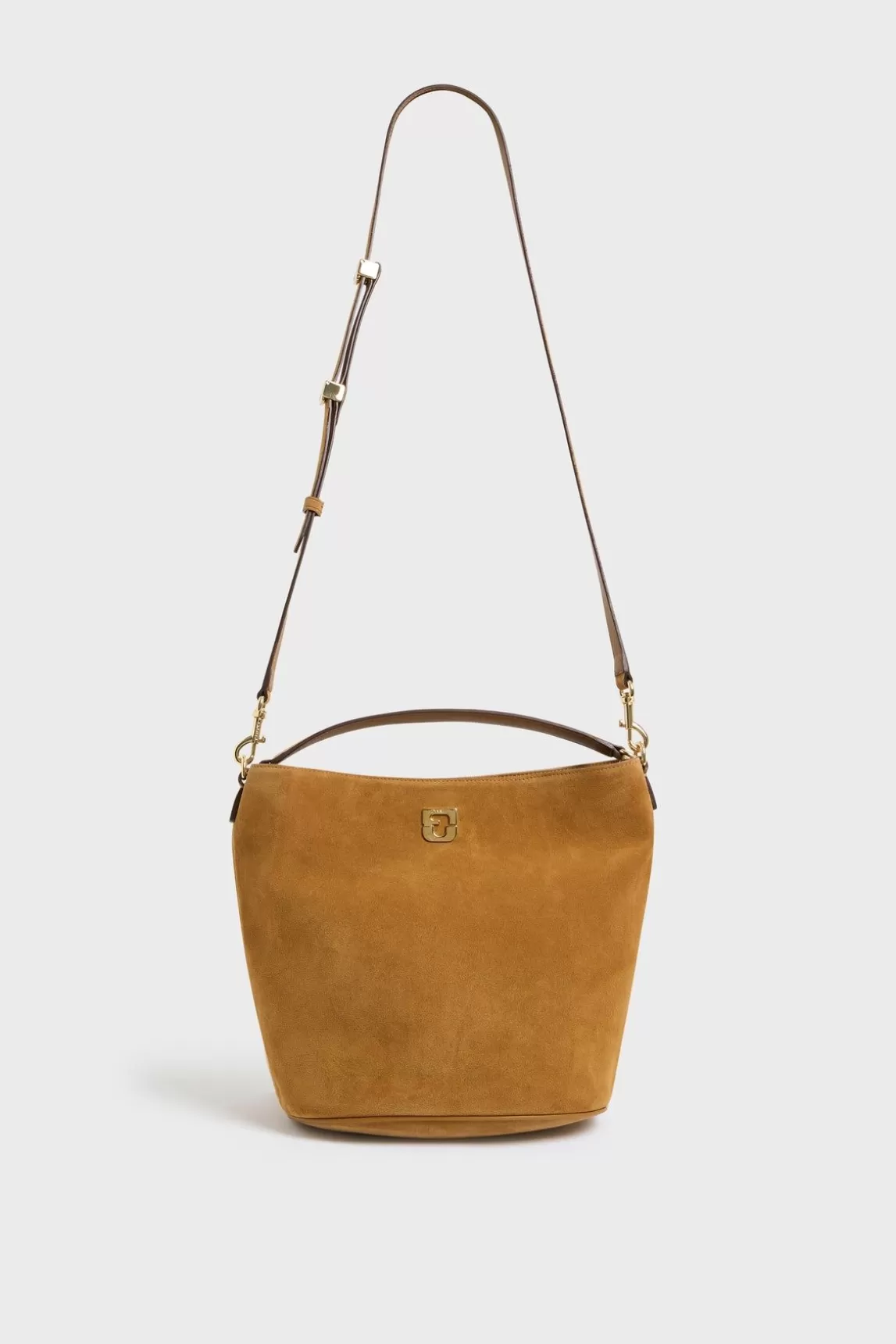 Gerard Darel Sac Seau En Cuir Velours Ble - Le Sandrine Clearance