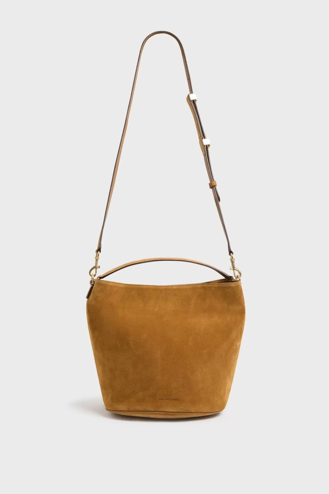 Gerard Darel Sac Seau En Cuir Velours Ble - Le Sandrine Clearance