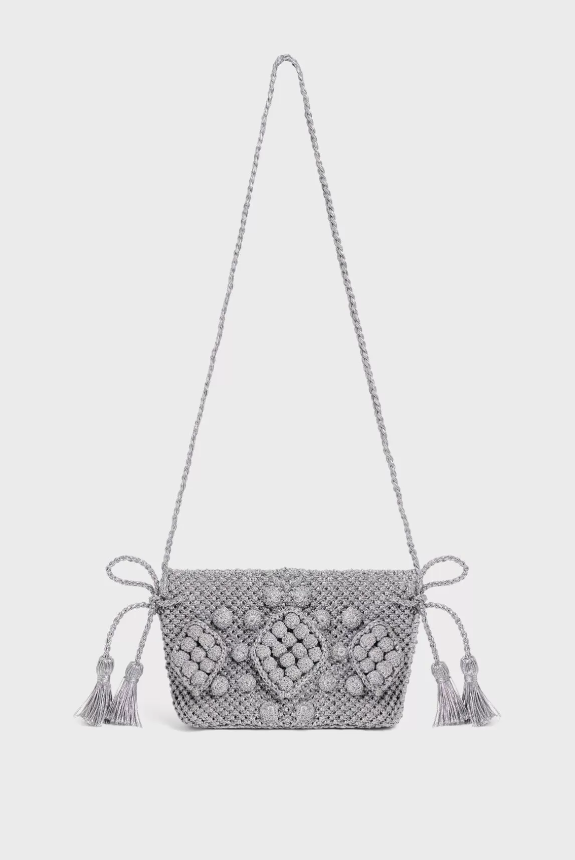 Gerard Darel Sac Travers Crochet Metallise - Mini 24 New