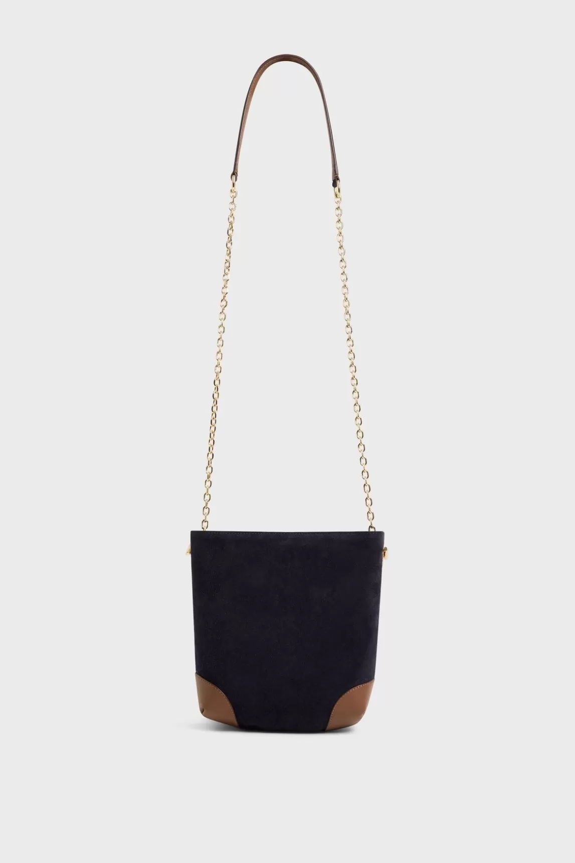 Gerard Darel Sac Travers En Cuir Bleu - Mini Charlotte Hot